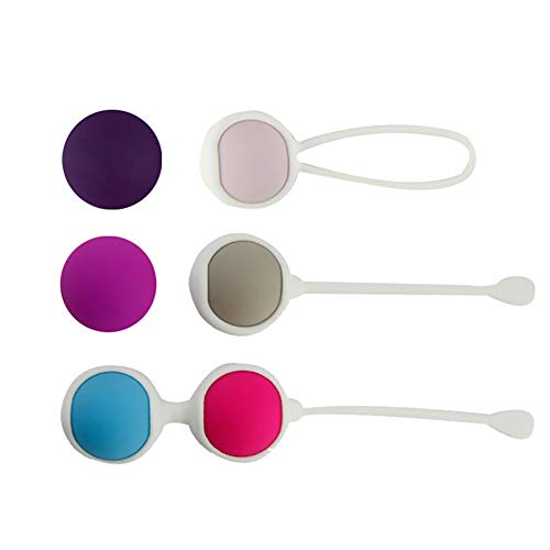 Los pesos del ejercicio de Kegel para control vejiga ejercicios del suelo pélvico bolas de silicona doctor recomienda para las mujeres incontinencia de vejiga Soporta dentro de la vagina de apriete Los pesos del ejercicio de Kegel para control vejiga ejercicios del suelo pélvico bolas de silicona doctor recomienda para las mujeres incontinencia de vejiga Soporta dentro de la vagina de apriete