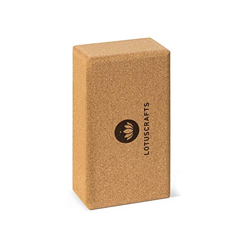 Lotuscrafts Bloque Yoga Corcho Supra Grip - Corcho Natural de Portugal - Fabricación Ecológica - Ladrillo Yoga - Tacos Yoga - Bloque para Yoga - Yoga Block Cork Lotuscrafts Bloque Yoga Corcho Supra Grip - Corcho Natural de Portugal - Fabricación Ecológica - Ladrillo Yoga - Tacos Yoga - Bloque para Yoga - Yoga Block Cork