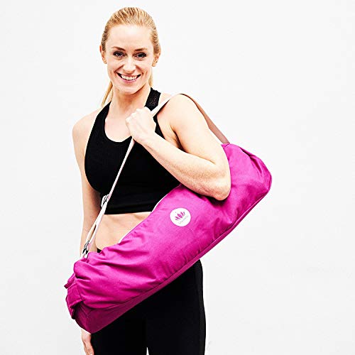 Lotuscrafts Bolsa Yoga para Esterilla PUNE - Justa y Ecológica - Funda Esterilla Yoga - Bolsa Esterilla Yoga - Bolsa para Esterilla De Yoga y Accesorios Yoga - Yoga Mat Bag