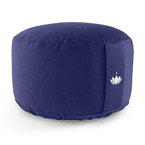Lotuscrafts Cojin Meditacion Yoga Lotus - Altura 20 cm - Relleno con Cáscaras de Espelta - Cubierta en Algodon Lavable - Cojin Suelo Redondo - Cojin Yoga - Meditation Cushion - Certificado Gots Lotuscrafts Cojin Meditacion Yoga Lotus - Altura 20 cm - Relleno con Cáscaras de Espelta - Cubierta en Algodon Lavable - Cojin Suelo Redondo - Cojin Yoga - Meditation Cushion - Certificado Gots