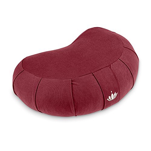 Lotuscrafts Cojin Zafu Meditación Media Luna SIDDHA - Altura 15 cm - Relleno de Espelta - Cubierta en Algodon Lavable- Cojin Suelo - Cojin Yoga Media Luna - Meditation Cushion - Certificado Gots Lotuscrafts Cojin Zafu Meditación Media Luna SIDDHA - Altura 15 cm - Relleno de Espelta - Cubierta en Algodon Lavable- Cojin Suelo - Cojin Yoga Media Luna - Meditation Cushion - Certificado Gots