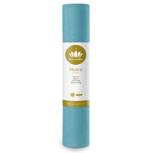 Lotuscrafts Esterilla Yoga Antideslizante Mudra Studio - Colchoneta Yoga Antideslizante Ecologica - Esterilla Pilates y Yoga - Alfombra Yoga - Eco Yoga Mat