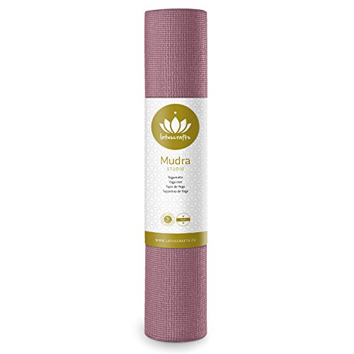 Lotuscrafts Esterilla Yoga Antideslizante Mudra Studio - Colchoneta Yoga Antideslizante Ecologica - Esterilla Pilates y Yoga - Alfombra Yoga - Eco Yoga Mat