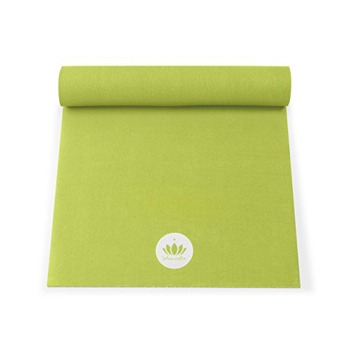 Lotuscrafts Esterilla Yoga Antideslizante Natural Caucho Oeko - 100% Natural y Ecológica - Colchoneta Yoga Antideslizante Ecologica - Esterilla Pilates y Yoga - Alfombra Yoga - Eco Yoga Mat Rubber