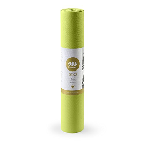 Lotuscrafts Esterilla Yoga Antideslizante Natural Caucho Oeko - 100% Natural y Ecológica - Colchoneta Yoga Antideslizante Ecologica - Esterilla Pilates y Yoga - Alfombra Yoga - Eco Yoga Mat Rubber