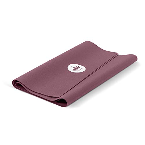 Lotuscrafts Esterilla Yoga Viaje Natural Caucho Oeko Travel - Fina y Fácil de Plegar - Colchoneta Yoga Antideslizante Ecologica - Esterilla Pilates y Yoga - Alfombra Yoga - Travel Yoga Mat Rubber