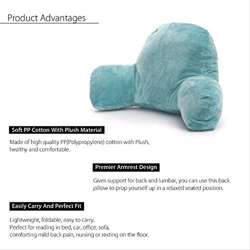 Lounger Lumbar Rest Back Pillow Cushion Bed Car Office Sofa Support Arm Stable Backrest Bedside Chair Seat Reading Pillow