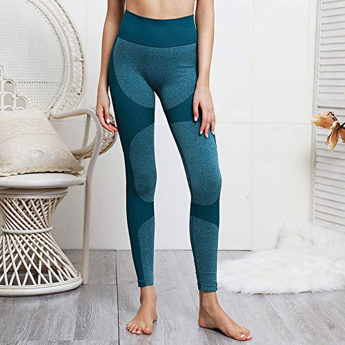 Lover-Beauty Pantalone Mujer Legging Yoga Deportiva Mujer Legging Elástico Cintura Alta Deportivo Entrenamiento Push Up para Danza Fitness Control Barriga Stretch Running Gimnasio Legging Pantalones