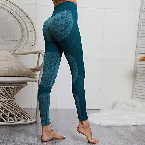 Lover-Beauty Pantalone Mujer Legging Yoga Deportiva Mujer Legging Elástico Cintura Alta Deportivo Entrenamiento Push Up para Danza Fitness Control Barriga Stretch Running Gimnasio Legging Pantalones