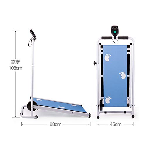 Lpinvin OS Rueda De Andar Caminadora mecánica Modelos domésticos Máquina de Ejercicios for Caminar Plegable y silenciosa Cinta De Correr Plegable (Color : Azul, Size : 88x108cm) Lpinvin OS Rueda De Andar Caminadora mecánica Modelos domésticos Máquina de Ejercicios for Caminar Plegable y silenciosa Cinta De Correr Plegable (Color : Azul, Size : 88x108cm)