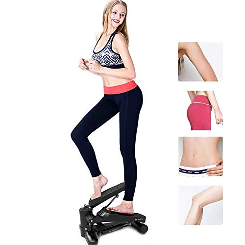 lqgpsx Mini Stepper Aerobic Stepper, Ultra-Quiet Home Field Stepper, Máquina para Hacer Ejercicio con Las piernas