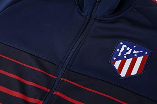 LQRYJDZ Traje de Entrenamiento de fútbol Atlético Madrid Club Equipo de la Competencia Traje de la Chaqueta de Ropa Deportiva Juego de Chaquetas de fútbol de fútbol (Opciones múltiples)