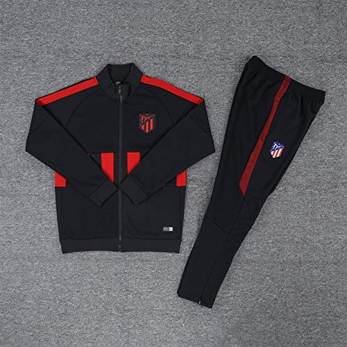 LQRYJDZ Traje de Entrenamiento de fútbol Atlético Madrid Club Equipo de la Competencia Traje de la Chaqueta de Ropa Deportiva Juego de Chaquetas de fútbol de fútbol (Opciones múltiples)