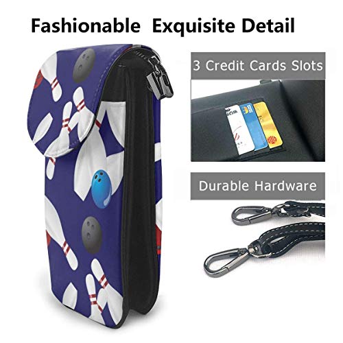 Lsjuee Cartera para teléfono móvil de cuero suave de PU para mujer, diseño de misterio floral bohemio, bolso pequeño, bandolera, bolsa para viajes, compras, trabajo, bola de bolos Lsjuee Cartera para teléfono móvil de cuero suave de PU para mujer, diseño de misterio floral bohemio, bolso pequeño, bandolera, bolsa para viajes, compras, trabajo, bola de bolos