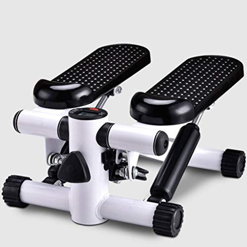 L.TSA Stepper Stepper multifunción silencioso Pedal hidráulico Equipo de musculación Fitness para Perder Peso Ejercitador de Ejercicios con Pantalla Digital y Resistencia Ajustable - Máquina