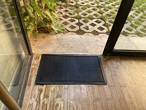 LucaHome – Felpudo Goma Picos Entrada casa para Exterior o Interior, Felpudo con púas Rectangular Antideslizante con Picos para facilitar la Limpieza del Calzado, Felpudo de Color Negro (40 x 70 cm) LucaHome – Felpudo Goma Picos Entrada casa para Exterior o Interior, Felpudo con púas Rectangular Antideslizante con Picos para facilitar la Limpieza del Calzado, Felpudo de Color Negro (40 x 70 cm)