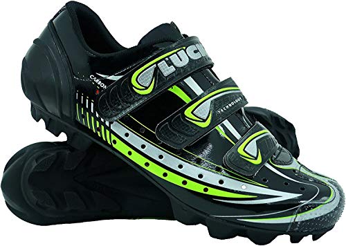 LUCK Zapatilla de Ciclismo Master, con Suela de Carbono y Triple Tira de Velcro para una sujeción (44 EU) LUCK Zapatilla de Ciclismo Master, con Suela de Carbono y Triple Tira de Velcro para una sujeción (44 EU)