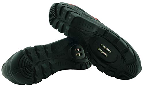 LUCK Zapatillas de Ciclismo Predator 18.0,con Suela de EVA Ideal para Poder adaptarte a Cualquier Terreno y disciplina Deportiva. (39 EU, Rojo) LUCK Zapatillas de Ciclismo Predator 18.0,con Suela de EVA Ideal para Poder adaptarte a Cualquier Terreno y disciplina Deportiva. (39 EU, Rojo)