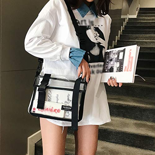 Luckycat Bolsos bandolera Shoulder Crossbody para Mujer Bolsos de mano 2019 Primavera y Verano Moda PVC Transparentes Con Carteras de mano y clutches de Viaje Casual Aire Libre Playa SeƱora Luckycat Bolsos bandolera Shoulder Crossbody para Mujer Bolsos de mano 2019 Primavera y Verano Moda PVC Transparentes Con Carteras de mano y clutches de Viaje Casual Aire Libre Playa SeƱora