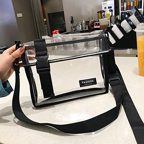 Luckycat Bolsos bandolera Shoulder Crossbody para Mujer Bolsos de mano 2019 Primavera y Verano Moda PVC Transparentes Con Carteras de mano y clutches de Viaje Casual Aire Libre Playa SeƱora Luckycat Bolsos bandolera Shoulder Crossbody para Mujer Bolsos de mano 2019 Primavera y Verano Moda PVC Transparentes Con Carteras de mano y clutches de Viaje Casual Aire Libre Playa SeƱora