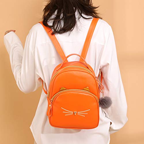 Luckycat Mochilas Mujer Cuero de la PU Mochilas Bolsa de viaje Bolsos Mochila Tipo Casual de Senderismo Aire Libre de Pequeñas Piel para Mujer y Niña Luckycat Mochilas Mujer Cuero de la PU Mochilas Bolsa de viaje Bolsos Mochila Tipo Casual de Senderismo Aire Libre de Pequeñas Piel para Mujer y Niña
