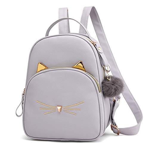 Luckycat Mochilas Mujer Cuero de la PU Mochilas Bolsa de viaje Bolsos Mochila Tipo Casual de Senderismo Aire Libre de PequeƱas Piel para Mujer y NiƱa Luckycat Mochilas Mujer Cuero de la PU Mochilas Bolsa de viaje Bolsos Mochila Tipo Casual de Senderismo Aire Libre de PequeƱas Piel para Mujer y NiƱa