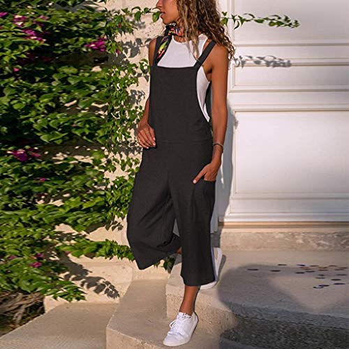 Luckycat Monos Mujer Verano Peto Sin Mangas De Las Mujeres AlgodóN Suelto Vestido Largo Fiesta Mono Mujer Verano Casual Tallas Grandes Algodón Sin Mangas Soild Sling Chaleco Traje Jumsuit Luckycat Monos Mujer Verano Peto Sin Mangas De Las Mujeres AlgodóN Suelto Vestido Largo Fiesta Mono Mujer Verano Casual Tallas Grandes Algodón Sin Mangas Soild Sling Chaleco Traje Jumsuit