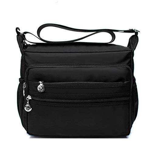 Luckycat Mujer de Bolsos de Moda Impermeable Mochilas Bolsas de Viaje Bolso Bandolera Sport Messenger Bag Bolsos Baratos Mano para Tablet Escolares Nylon