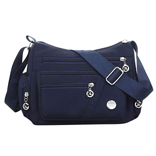 Luckycat Mujer de Bolsos de Moda Impermeable Mochilas Bolsas de Viaje Bolso Bandolera Sport Messenger Bag Bolsos Baratos Mano para Tablet Escolares Nylon