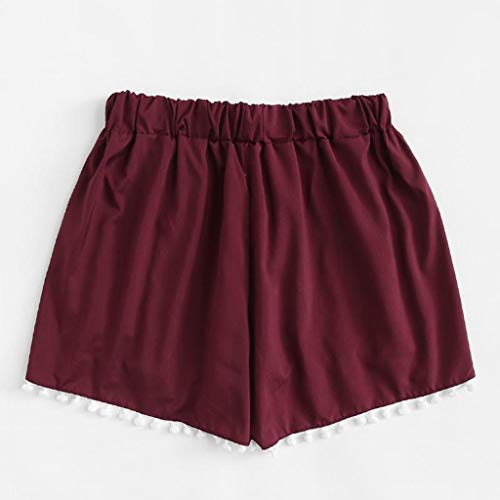 Luckycat Pantalones Mujer Cortos Verano Pantalones Sexy Vestir Fiesta Cintura Alta Talla Grande Cinturon Casual Pantalones Playa Fiesta con Borla Pantalones Cortos para Mujeres Traje De Verano Luckycat Pantalones Mujer Cortos Verano Pantalones Sexy Vestir Fiesta Cintura Alta Talla Grande Cinturon Casual Pantalones Playa Fiesta con Borla Pantalones Cortos para Mujeres Traje De Verano