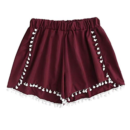 Luckycat Pantalones Mujer Cortos Verano Pantalones Sexy Vestir Fiesta Cintura Alta Talla Grande Cinturon Casual Pantalones Playa Fiesta con Borla Pantalones Cortos para Mujeres Traje De Verano Luckycat Pantalones Mujer Cortos Verano Pantalones Sexy Vestir Fiesta Cintura Alta Talla Grande Cinturon Casual Pantalones Playa Fiesta con Borla Pantalones Cortos para Mujeres Traje De Verano