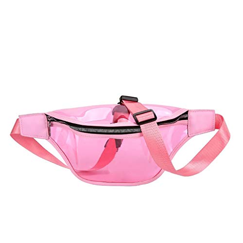 Luckycat Riñonera Deportiva para Mujer Hombre Bolso de Cintura Cangurera Running Riñoneras para Senderismo Ciclismo Bolsa de PVC transparente para teléfono bolsa de cintura riñonera bolsa de viaje