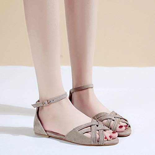 Luckycat Sandalias Bohemias, Sandalias Mujer Verano 2019 Sandalias Bohemias Plataformas niña Camper Mujer Chancletas Zapatillas Slim