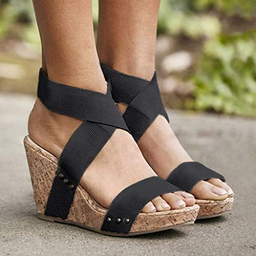 Luckycat Sandalias De Mujer, Verano CuñAs Flor Zapatillas Plataforma Impermeable Mujeres Sandalias CuñA Sandalias Zapatillas Zapatos Luckycat Sandalias De Mujer, Verano CuñAs Flor Zapatillas Plataforma Impermeable Mujeres Sandalias CuñA Sandalias Zapatillas Zapatos