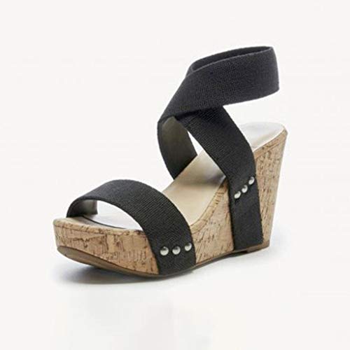 Luckycat Sandalias De Mujer, Verano CuñAs Flor Zapatillas Plataforma Impermeable Mujeres Sandalias CuñA Sandalias Zapatillas Zapatos Luckycat Sandalias De Mujer, Verano CuñAs Flor Zapatillas Plataforma Impermeable Mujeres Sandalias CuñA Sandalias Zapatillas Zapatos