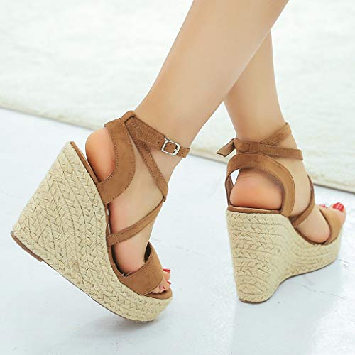 Luckycat Sandalias para Mujer, 2019 Zapatos de cuña de Mujer de Las señoras Zapatos de tacón Alto de la Plataforma de Las Sandalias de Verano Luckycat Sandalias para Mujer, 2019 Zapatos de cuña de Mujer de Las señoras Zapatos de tacón Alto de la Plataforma de Las Sandalias de Verano