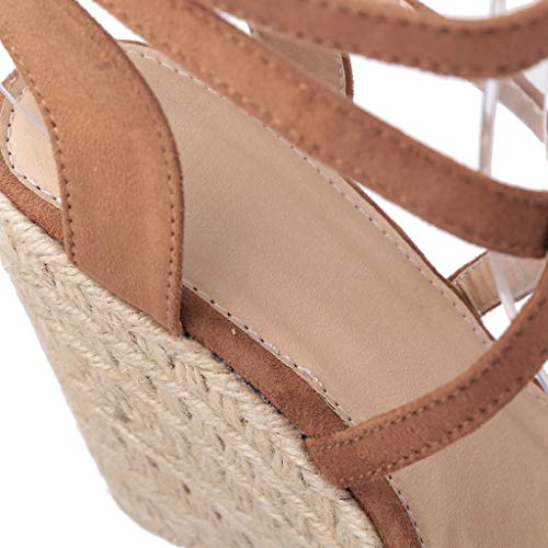 Luckycat Sandalias para Mujer, 2019 Zapatos de cuña de Mujer de Las señoras Zapatos de tacón Alto de la Plataforma de Las Sandalias de Verano