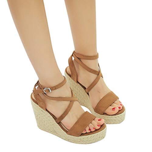 Luckycat Sandalias para Mujer, 2019 Zapatos de cuña de Mujer de Las señoras Zapatos de tacón Alto de la Plataforma de Las Sandalias de Verano Luckycat Sandalias para Mujer, 2019 Zapatos de cuña de Mujer de Las señoras Zapatos de tacón Alto de la Plataforma de Las Sandalias de Verano