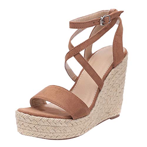 Luckycat Sandalias para Mujer, 2019 Zapatos de cuña de Mujer de Las señoras Zapatos de tacón Alto de la Plataforma de Las Sandalias de Verano Luckycat Sandalias para Mujer, 2019 Zapatos de cuña de Mujer de Las señoras Zapatos de tacón Alto de la Plataforma de Las Sandalias de Verano