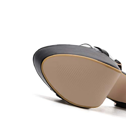 Luckycat Verano Zapatillas de Mujer Una Palabra con Sandalias de tacón Gruesas Transparentes Zapatos de tacón Alto de Cristal Zapatos de tacón Altas Ancho Cordones Fiesta Romano Sandalias de Vestir Luckycat Verano Zapatillas de Mujer Una Palabra con Sandalias de tacón Gruesas Transparentes Zapatos de tacón Alto de Cristal Zapatos de tacón Altas Ancho Cordones Fiesta Romano Sandalias de Vestir
