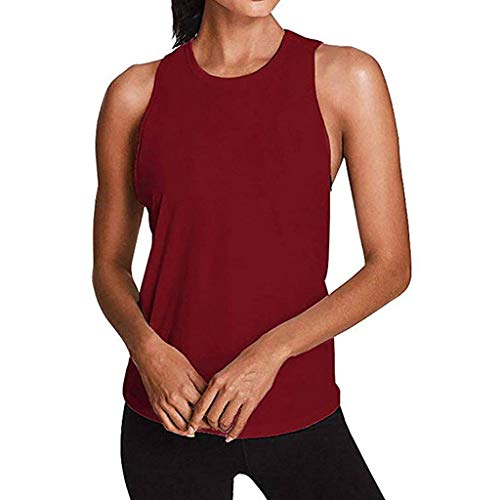 Luckycat Yoga Vests Sujetador Deportivo básicos Tallas Grandes Sujetadores Deportivos Mujer Running Ropa Interior Deportiva Camiseta termica Mujer Interior Verano Suelto Gimnasia Chaleco