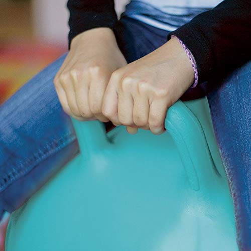 Ludi - 90104 - Balón de Salto XXL - Azul - Mango Adaptado - Balón Inflable Grande - Plástico Grueso y Elástico - Juguete de Interior y Exterior - para ser un As del Rebote - A Partir de los 5 Años Ludi - 90104 - Balón de Salto XXL - Azul - Mango Adaptado - Balón Inflable Grande - Plástico Grueso y Elástico - Juguete de Interior y Exterior - para ser un As del Rebote - A Partir de los 5 Años