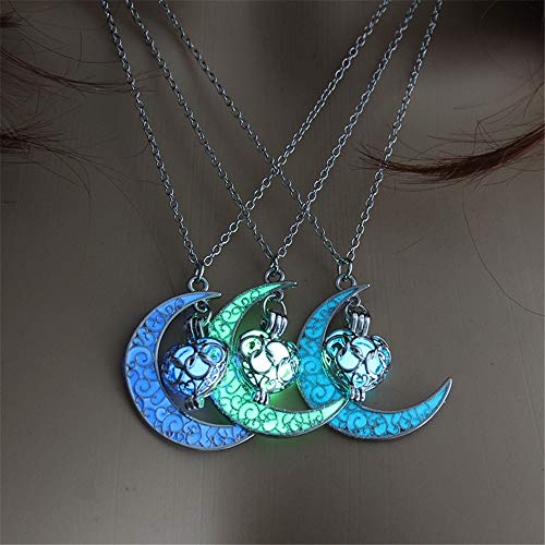 Luminoso Ⓡ Collar de luna creciente Ahueca hacia fuera la prisión Corazón Colgante de luna Diosa media luna Cadena de clavícula Cielo estrellado Accesorios (C3) Luminoso Ⓡ Collar de luna creciente Ahueca hacia fuera la prisión Corazón Colgante de luna Diosa media luna Cadena de clavícula Cielo estrellado Accesorios (C3)