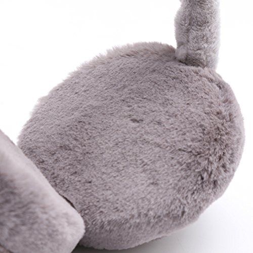 LUOEM Orejeras invierno Orejeras Unisex felpa peluche Earmuffs Cálido Orejeras de Frio para Mujer Hombre (Gris)