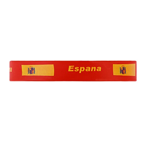 LUOEM Pulsera de silicona inspirada Pulsera de goma Moda Deportes Pulsera, Unisex Moda de adulto adolescente Suprema para Copa Mundial 2018 Paquete de 6 (España) LUOEM Pulsera de silicona inspirada Pulsera de goma Moda Deportes Pulsera, Unisex Moda de adulto adolescente Suprema para Copa Mundial 2018 Paquete de 6 (España)