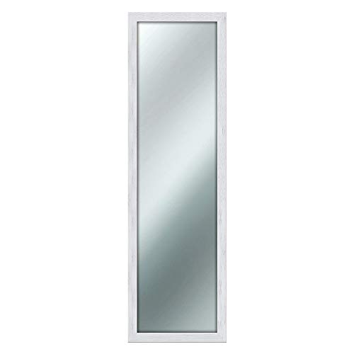 Lupia - Espejo de pared y estilo Shabby Chic, Color Blanco, 40x 125 cm Lupia - Espejo de pared y estilo Shabby Chic, Color Blanco, 40x 125 cm