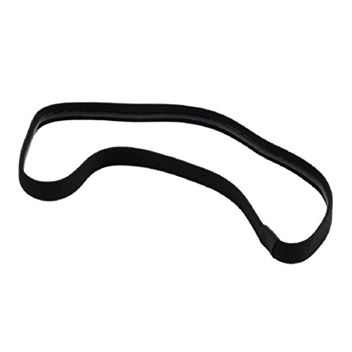Luwu-Store Cinta de Pelo para Hombre o Mujer Yoga Deporte Gimnasia Cinta elástica Frontal Antideslizante de Goma Negro Luwu-Store Cinta de Pelo para Hombre o Mujer Yoga Deporte Gimnasia Cinta elástica Frontal Antideslizante de Goma Negro