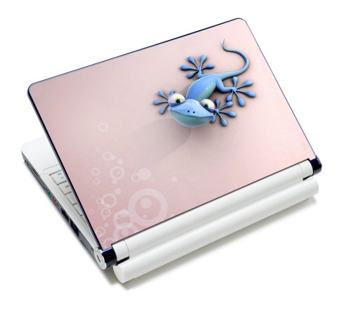 Luxburg® Design Pegatina Adhesivo Protector Skin Adhesivo para Notebook portátil 12" / 13" / 14" / 15”, Motivo: Salamandra