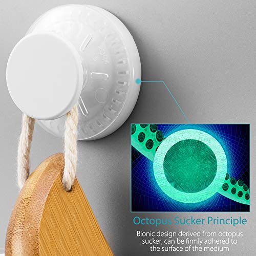 Luxear 4PCS Ganchos Ventosa Fuerte para Baño Sin Taladro Gancho Pared Colgador Ventosa para Toallas Impermeable Reutilizar Percha Ventosa con Gancho Toallero Perchero Pared de Cocina Baño, Blanco Luxear 4PCS Ganchos Ventosa Fuerte para Baño Sin Taladro Gancho Pared Colgador Ventosa para Toallas Impermeable Reutilizar Percha Ventosa con Gancho Toallero Perchero Pared de Cocina Baño, Blanco