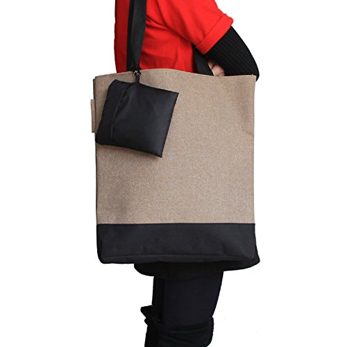 Luxja Bolsa Compra Plegable, Bolsas para Comprar Reutilizables, Bolsa Durable para Comprar Bolsa de Tela para Compras (3 Piezas) Luxja Bolsa Compra Plegable, Bolsas para Comprar Reutilizables, Bolsa Durable para Comprar Bolsa de Tela para Compras (3 Piezas)